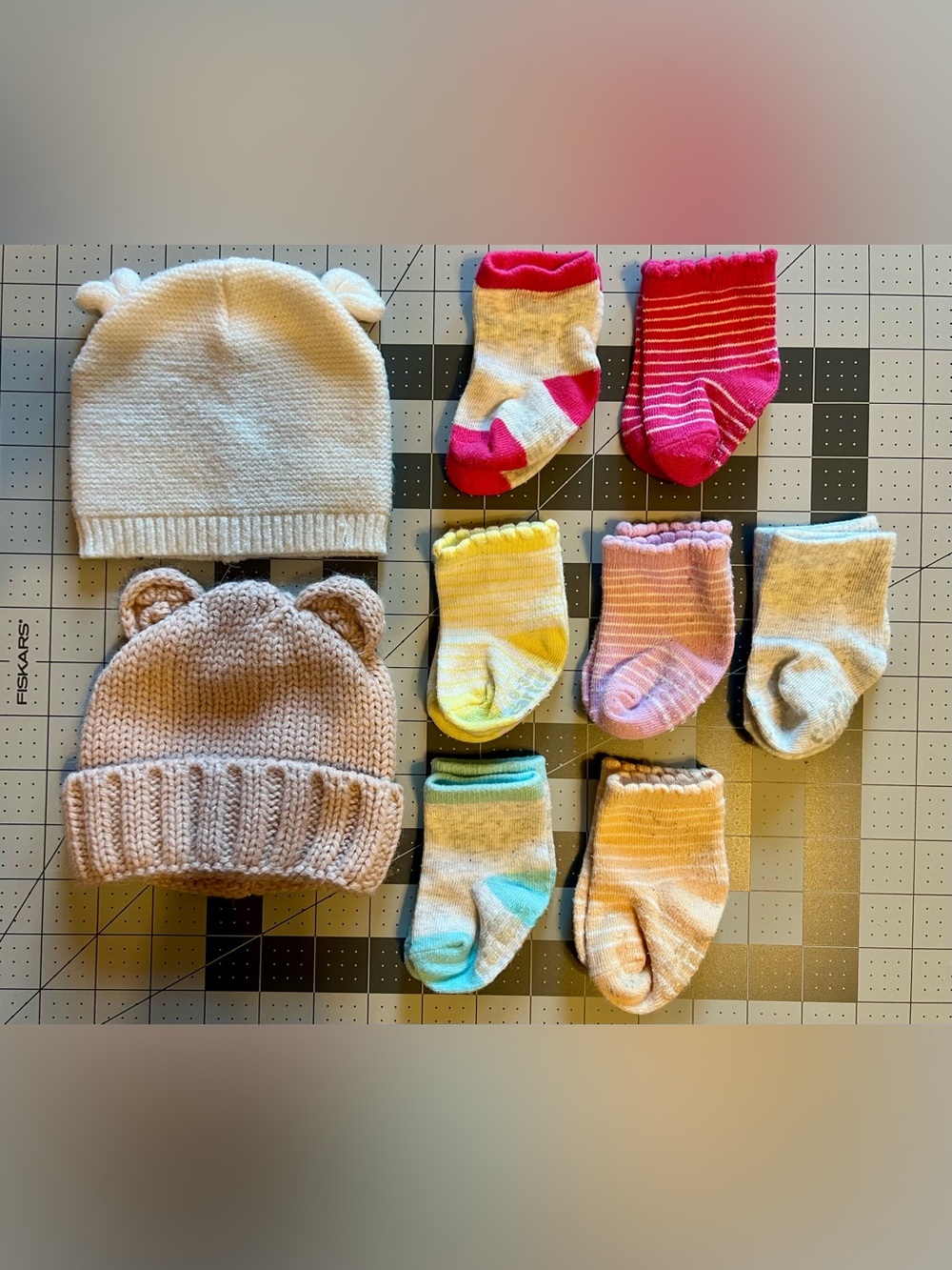 Capelli of New York Baby Hat and Carter’s Sock Set